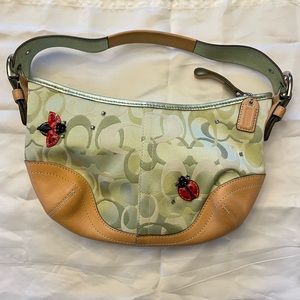 Coach Limited Edition Optic Ladybug Hobo 6723